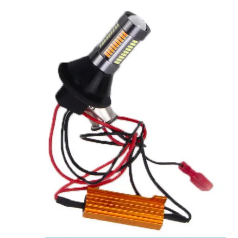 12V T25 3156 4014 66SMD Светодиодный дневной светильник сигнала поворота для мотоцикла