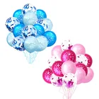 1015 шт. Детский набор из латексных шаров на первый день рождения, детский душ, крестины, украшения для дня рождения, детские шарики в возрасте одного года