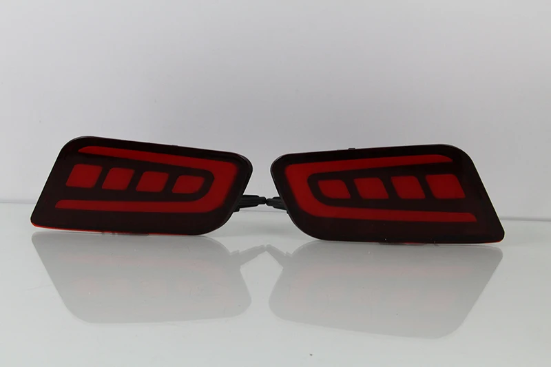 1 пара автомобильный Светодиодный отражатель задний противотуманный фонарь