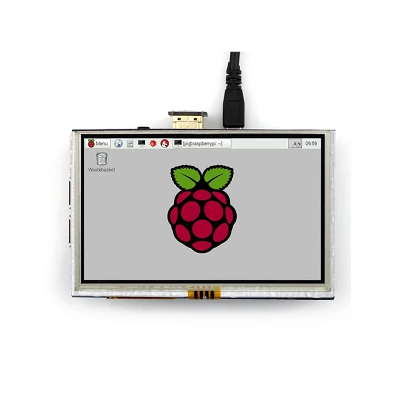 Raspberry Pi 3 Модель B доска комплект/5 дюймов ЖК дисплей HDMI USB Сенсорный экран + 5 В 2.5a