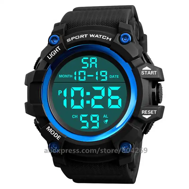 Wholesale Cool Men Digital Student Sports Waterproof Wristwatch Hot Fashion Women Dress LED Watches