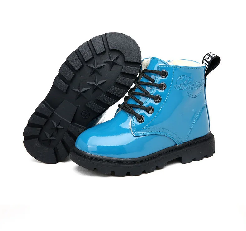 2018 модная детская обувь брендовые зимние Ботинки Martin детские пинетки войлочные