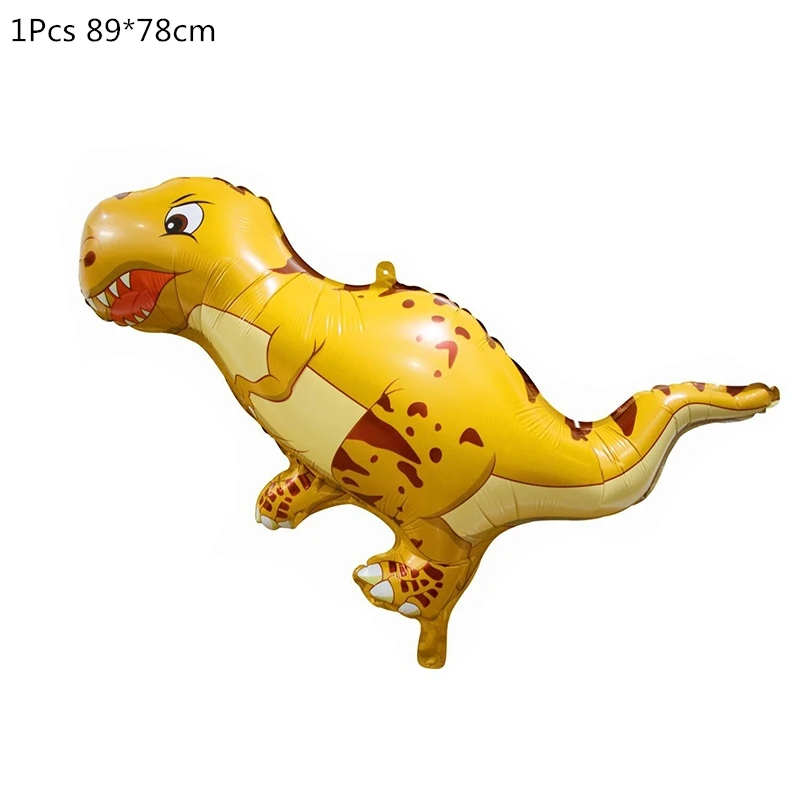 1pcs foil dinosaur8 Динозавр день рождения динозавр фольга конфетти для воздушного шара латексные шары динозавр воздушный шарик Globos дети животные джунгли вечерние украшения - Цвет: 1pcs foil dinosaur8