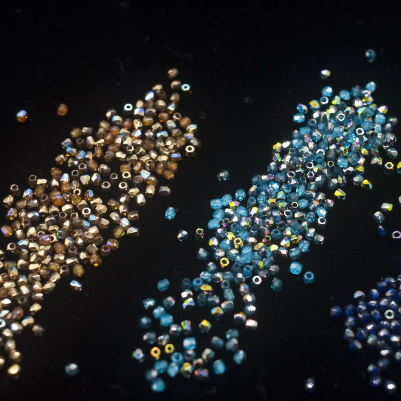 Чешский огнеупорный бисер в форме даты 2 мм покрытый одной штукой 50 зерен