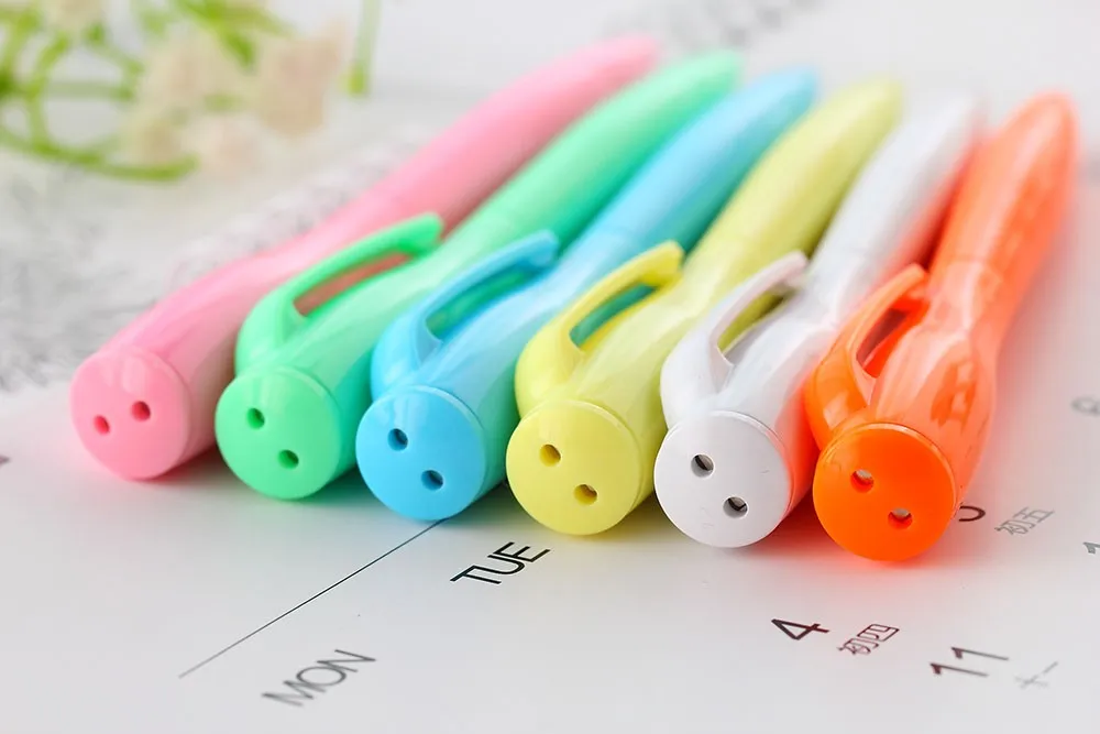 5 шт. в партии многофункциональная шариковая ручка с часами времени для детей