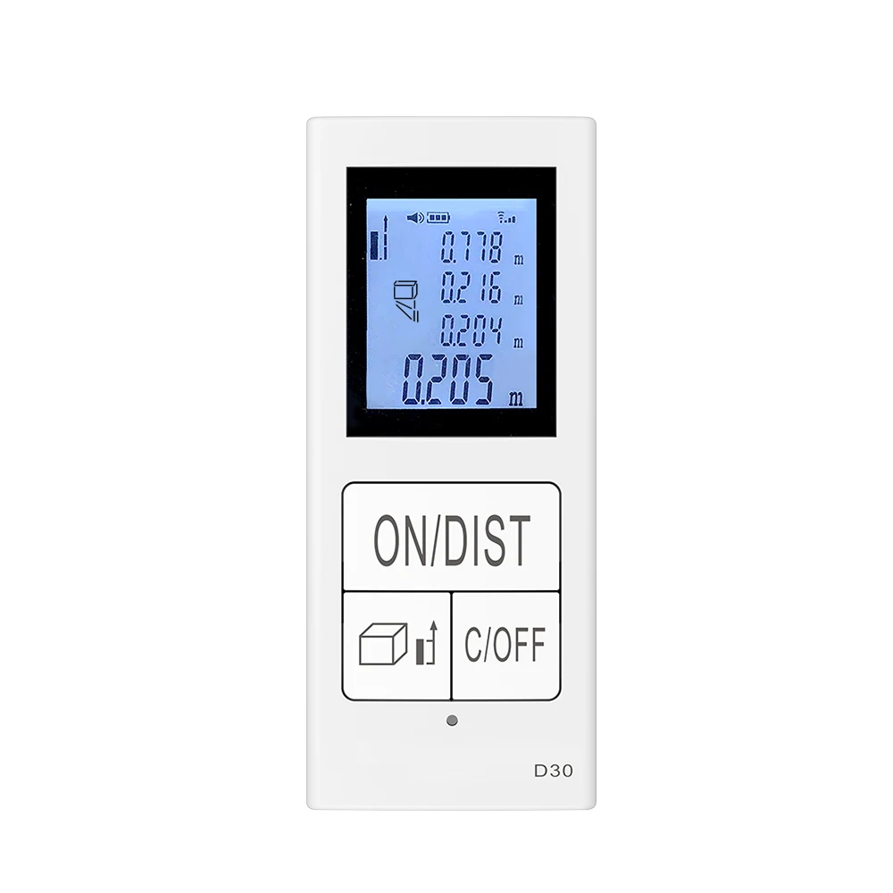 Мини Портативный цифровой USB Перезаряжаемые лазерный дальномер Diastimeter |