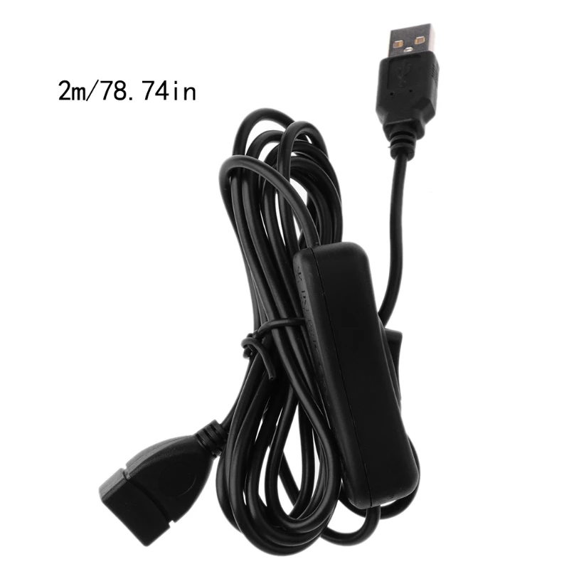 USB кабель удлинитель для синхронизации данных 2 0 с переключателем ВКЛ./ВЫКЛ. Для