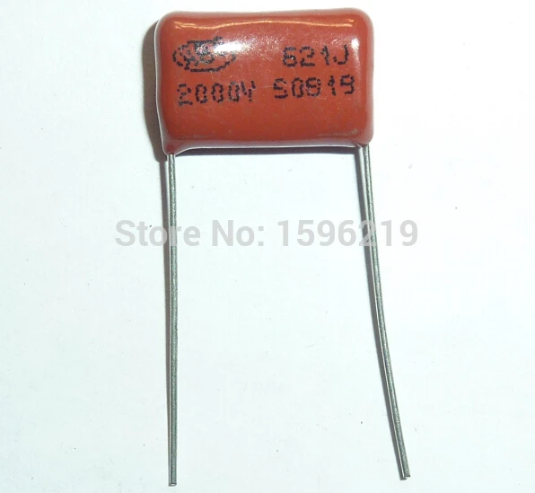 Конденсатор CBB 621 2000V 621J 2KV 620pF 0.62nF P15 CBB81, металлизированный конденсатор из полипропиленовой пленки, 20 шт. (art.: 7845305a7) - 7845305a7