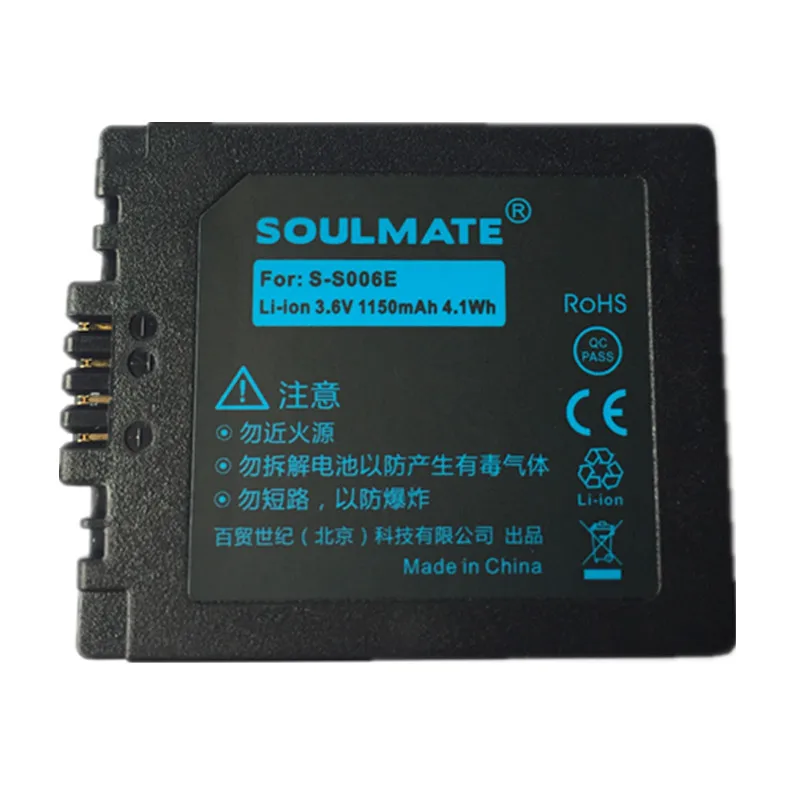 SOULMATE CGR-S006E литиевые батареи CGR S006E батарея для цифровой камеры Panasonic фз30 FZ50 FZ28 FZ18 TZ8
