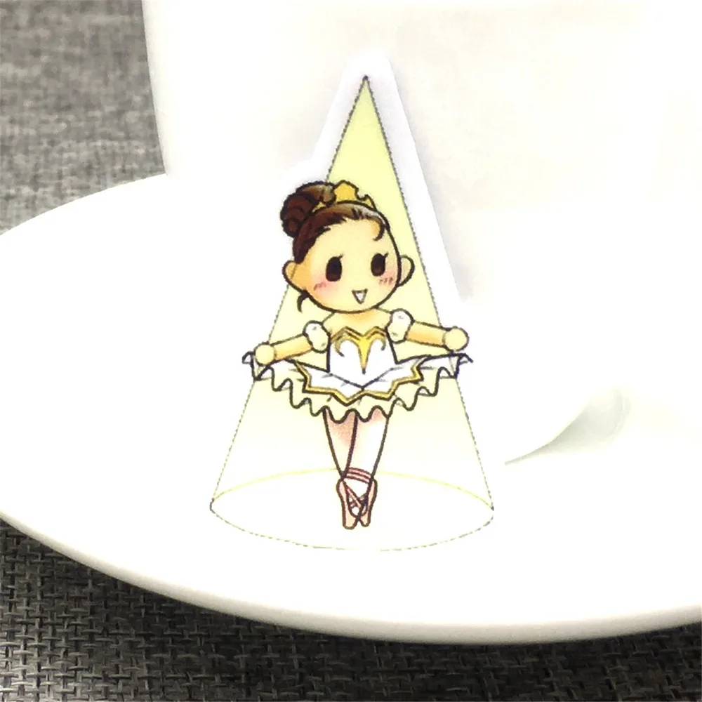 40 разных мини балетные костюмы для девочек бумажные наклейки украшения DIY Ablum