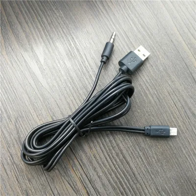 Micro USB папа-папа USB 2,0 5pin стандарт+ 3,5 мм AUX аудио разъем Соединительный Кабель-адаптер для динамика Mp3 MP4 плеер