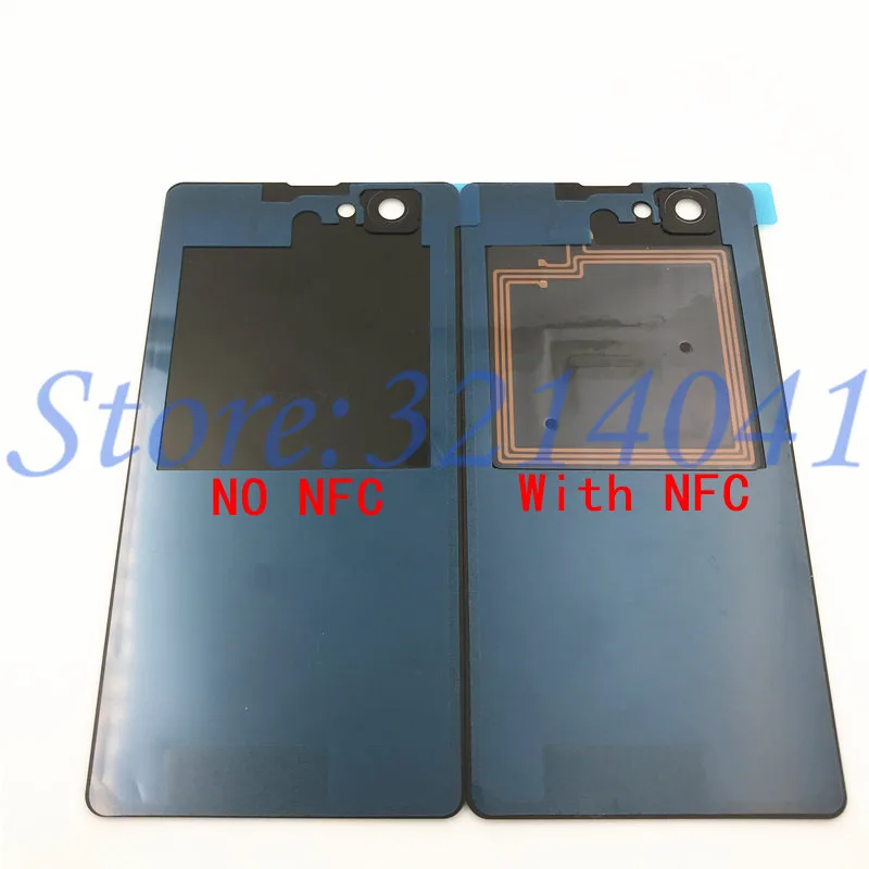 Стеклянная Крышка батарейного отсека для Sony Xperia Z1 Compact Mini D5503 M51W задняя крышка