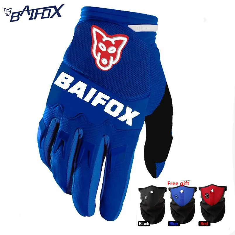 Мужские и женские перчатки для мотокросса с полным пальцем защиты рук длинным
