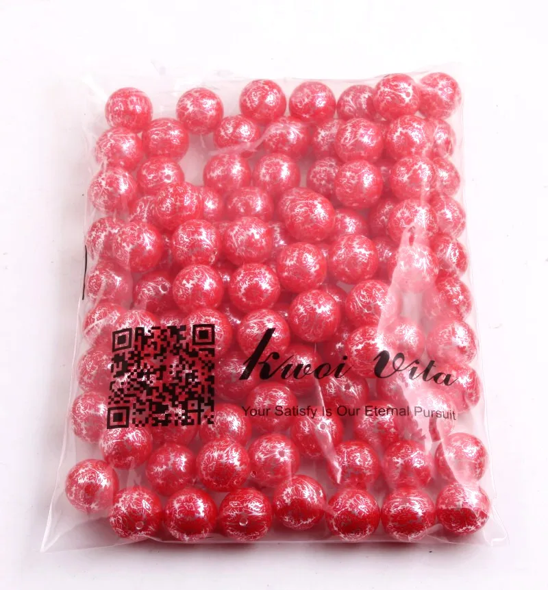 100 шт. акриловые бусины с искусственным жемчугом 20 мм | Украшения и аксессуары