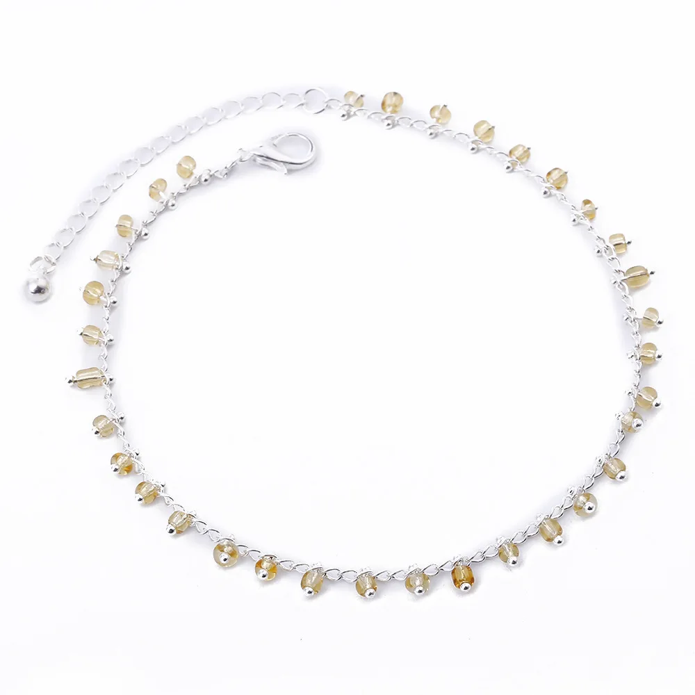 

New Beach Foot Chain Anklets for Women Fashion Handmade Crystal Footchain Anklet Bracelet Bohemian Jewelry