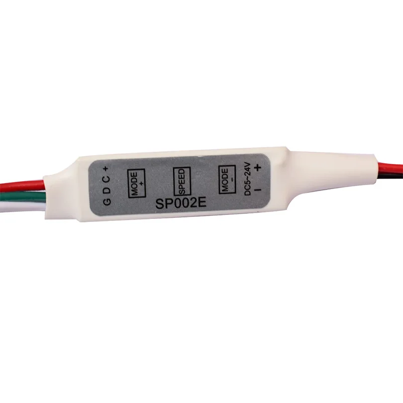 Мини контроллер RGB SP002E с 3 клавишами микро для WS2811 WS2812B пикселей цветная