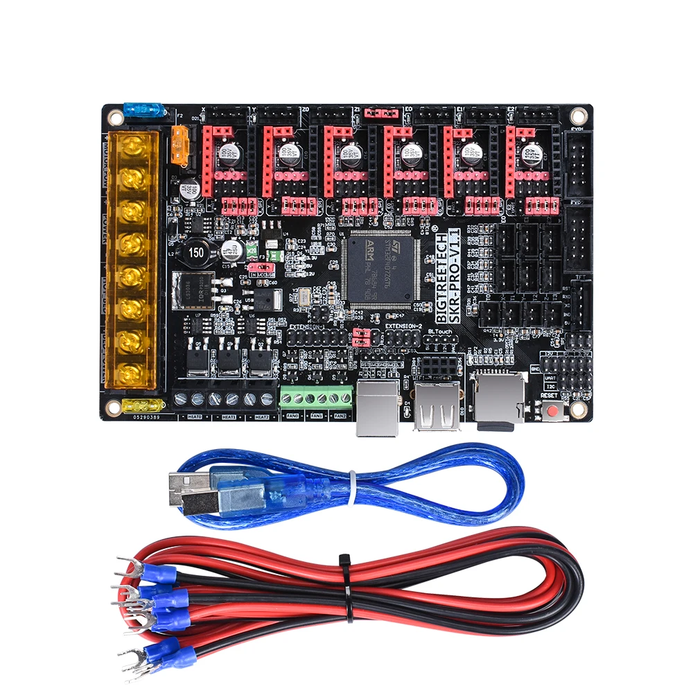 BIGTREETECH SKR PRO V1.1 плата управления 32 бит+ TMC2209 TMC2208 TMC2130+ TFT35 V2.0 части 3d принтера VS SKR V1.3 MINI E3 MKS GEN L