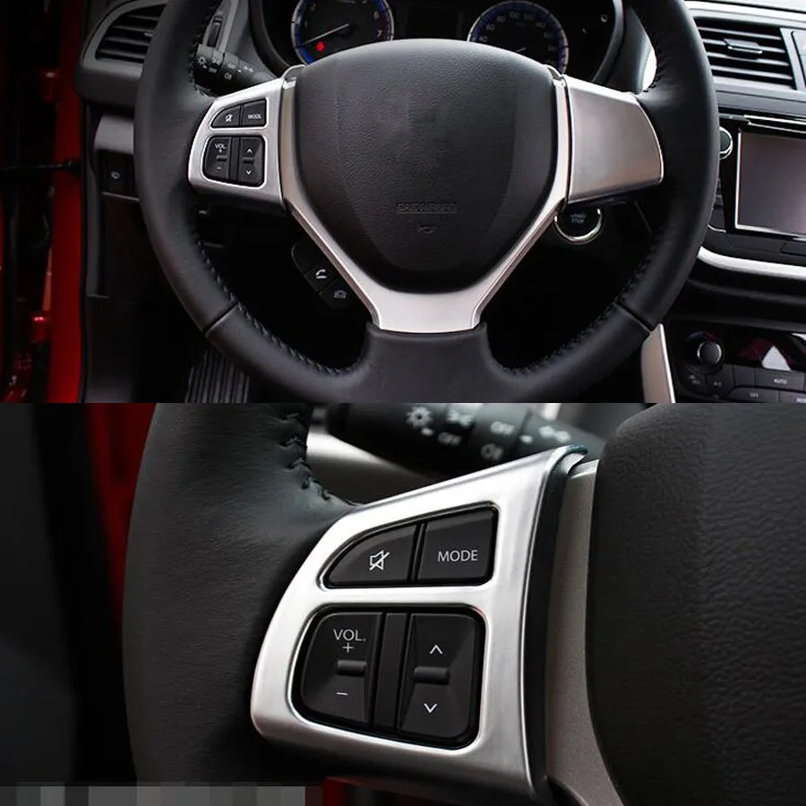 Для Suzuki SX4 S Cross S.cross Crossover 2014 2016 накладка на руль автомобильный Стайлинг ABS