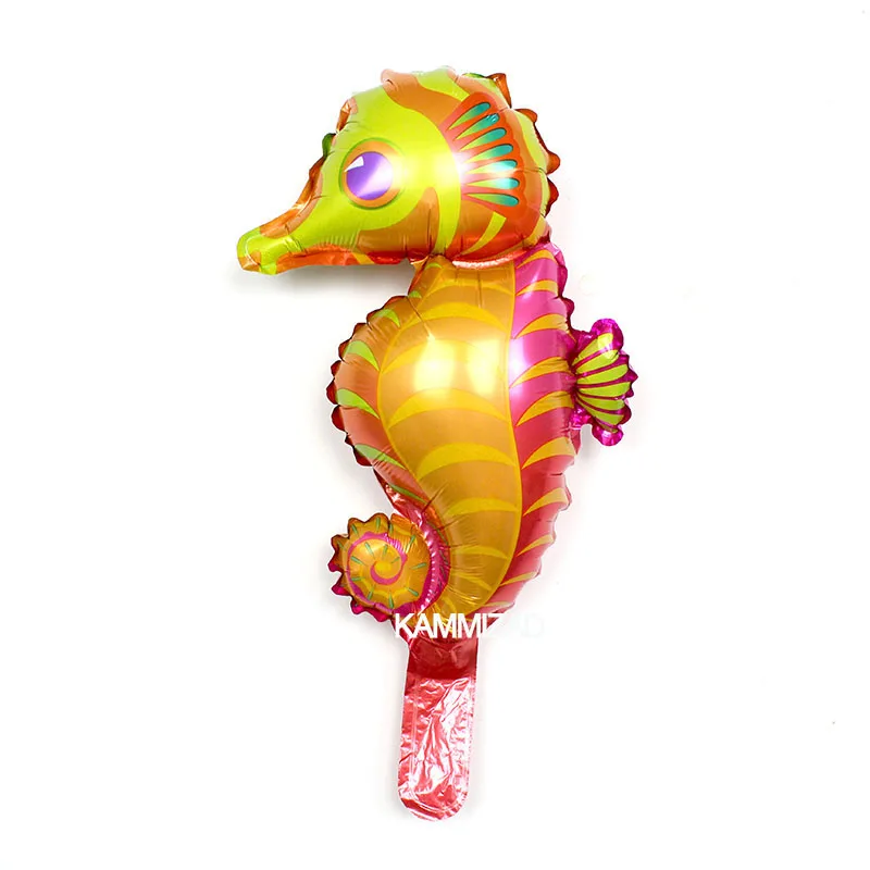 mini Seahorse Мини животные тема воздушные шары морской жизни насекомых лес Луг животные зоопарк День рождения украшения Дети душ сувениры globos - Цвет: mini Seahorse