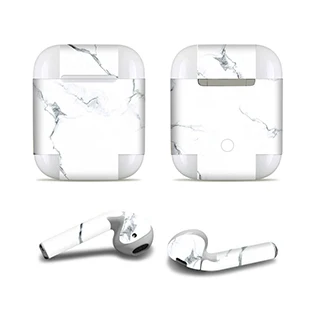 GOOYIYO-наклейка на наушники для Apple AirPods 2 с беспроводной зарядной коробкой для кожи DIY персональная виниловая наклейка на наушники-вкладыши - Цвет: B010