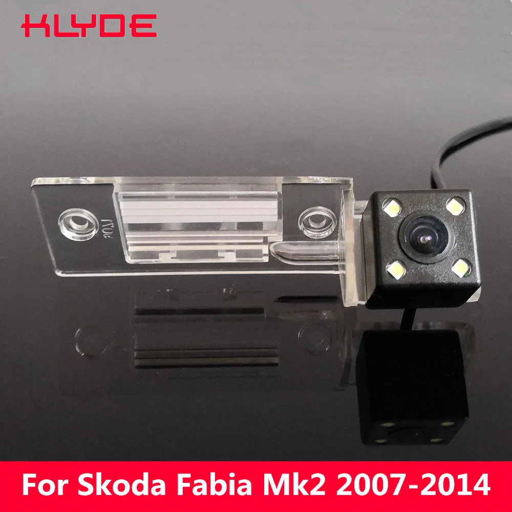 KLYDE Автомобильная HD CCD камера заднего вида для парковки ночного видения Skoda Fabia MK1