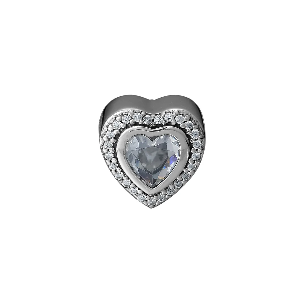 

CKK Silver 925 Jewelry Fits Pandora Bracelets Sparkling Love Charm Fashion Beads Original Sterling Silver Making