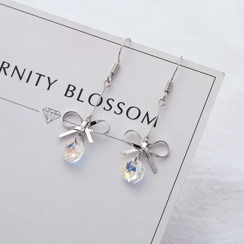 Manxiuni висячие серьги этнические длинные клипсы с кристаллами винтажные вечерние