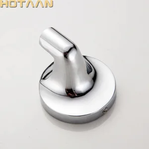 Крючок для халата, крючок для одежды, конструкция из нержавеющей стали с хромированной отделкой, Круглый новый настенный крючок для ванной комнаты, аксессуары для ванной комнаты