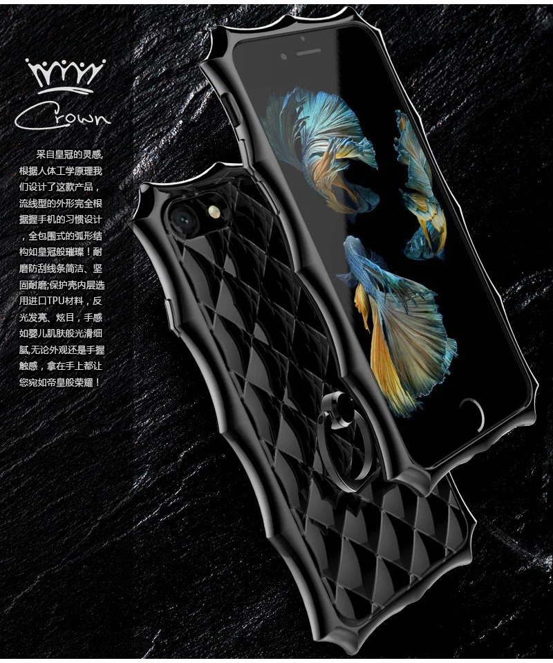 Jovo для iPhone 6 S Plus 5.5 дюймов Чехол Капа Тор Роскошные Мягкие TPU чехол ячейки телефон