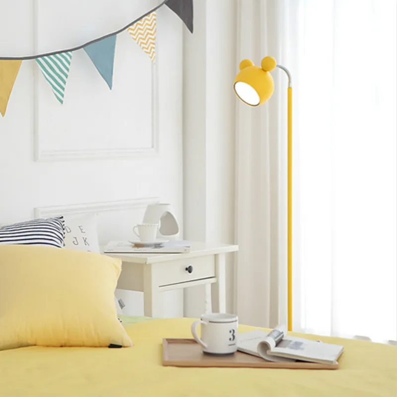 Светодиодная лампа E27 в современном стиле с милым мультяшным железом и Микки