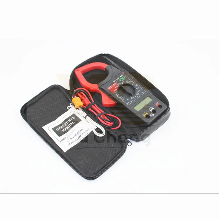 Цифровой зажим DT266C с измерением температуры|digital clamp meter|clamp meterdigital |