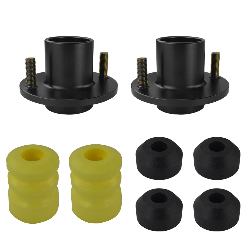 LZONE-(2 шт./лот) SHOCK TOP HAT для 92-00 CIVIC DELSOL INTEGRA COILOVER SHOCK TOP MOUNT HAT Strat TOWER JR-STH81 - Цвет: Черный