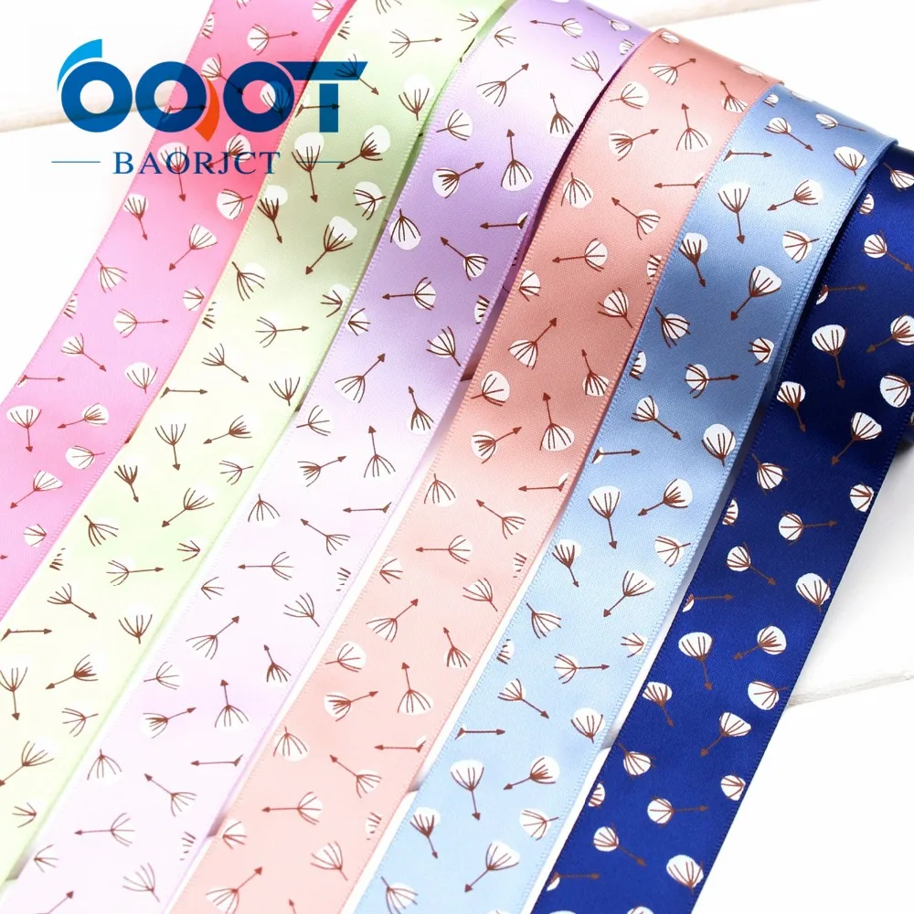 OOOT BAORJCT 1730617 1 'ཕ мм цветы напечатаны grosgrain ленты DIY ручной работы аксессуары для