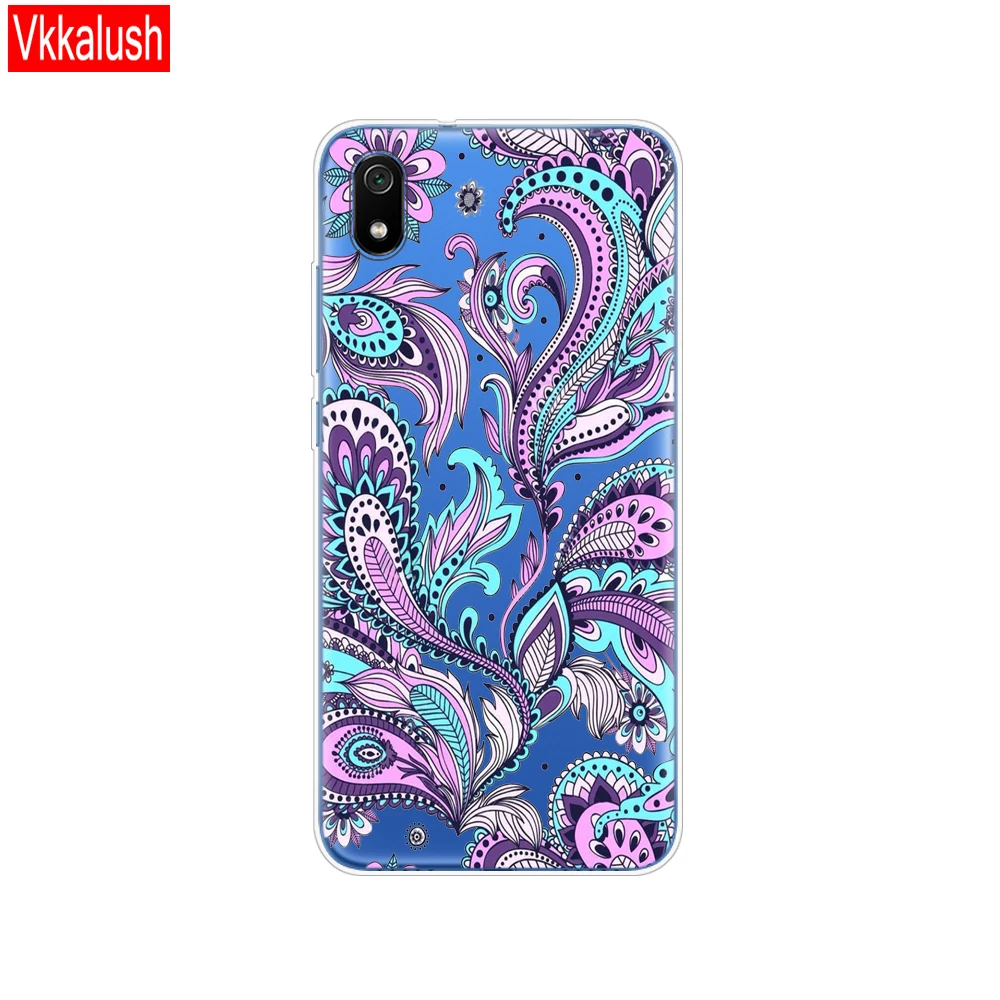 80355 Чехол для Xiaomi redmi 7a, чехол s, полная защита, Мягкая силиконовая задняя крышка из ТПУ для redmi 7 A, бампер для redmi 7a, защитная задняя крышка - Цвет: 80355