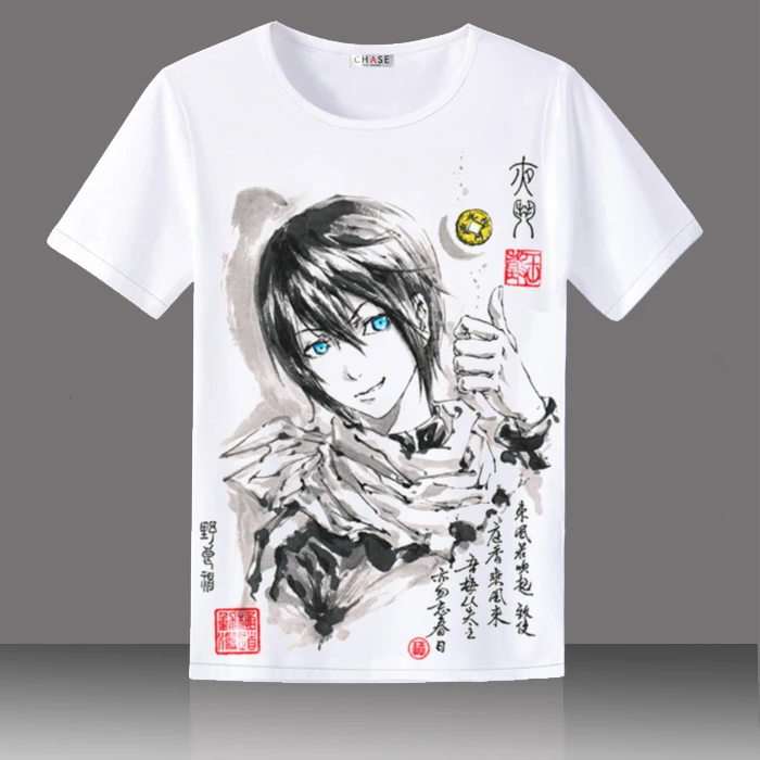 Футболка для косплея Noragami футболка аниме YATO модные мужские и женские