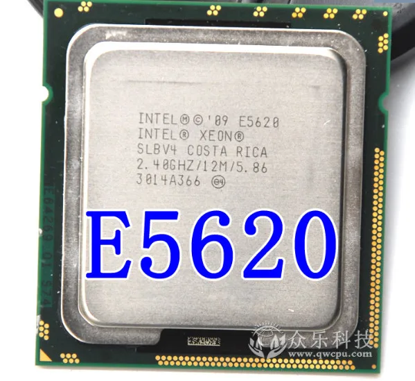 Процессор Intel Xeon E5620 SLBV4 2 4 ГГц/12 м/5 86 ядерный 8 поточный серверный процессор