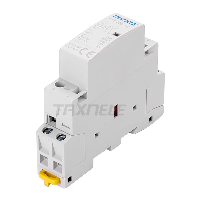 Din Rail AC контактор для дома Американская классификация проводов 2р 16A 25A 220 V/230 V 50/60HZ 2NO 2NC 1NO1NC для домашние тапочки для гостиниц
