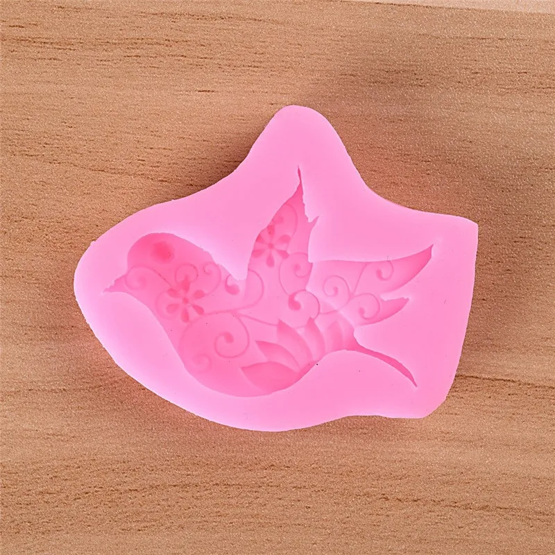 3D голубь кружево силиконовые сахарные ремесла самодельные формы Шоколадные