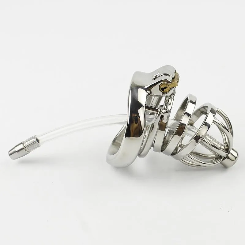 Мужской прибор верности из нержавеющей стали клетка для петуха с дугообразным