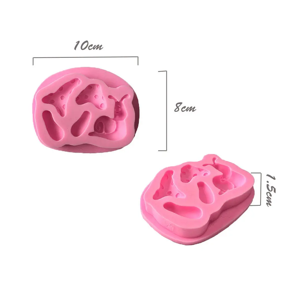 Прекрасный улитки и Красочные гриб торт шоколадный пудинг плесень|pudding mold|chocolate