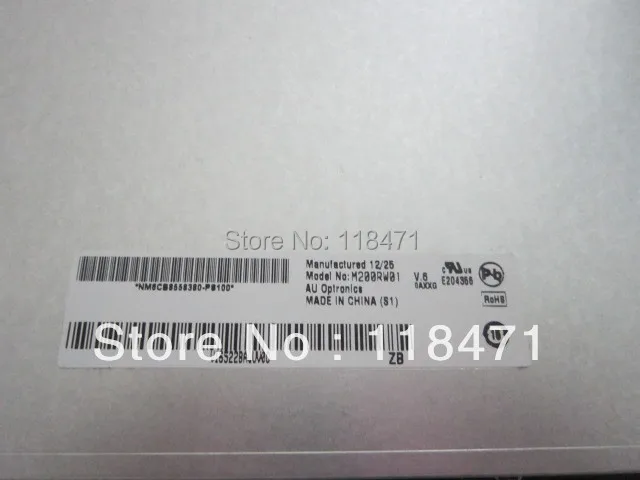 M200RW01 V6 20 дюймов ЖК дисплей Дисплей для AUO один год гарантии|lcd display|inch lcdm200rw01 v6 |