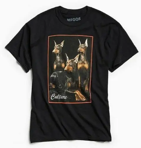 Футболка Migos Culture DOBERMAN NWT 100% аутентичная и официальная Merch|Мужские футболки| |