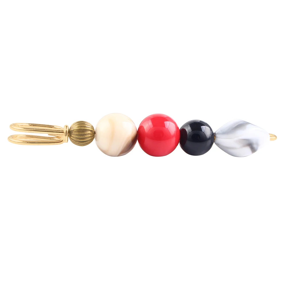 Cute Elegant Retro Pop Pin Beaded Brooches Ball Bead Multi Color For Women Korean Collar Jewelry Gift Cheap | Украшения и