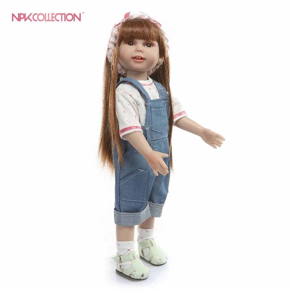 Силиконовая кукла реборн NPKCOLLECTION для девочек Реалистичная игрушка ванной 45