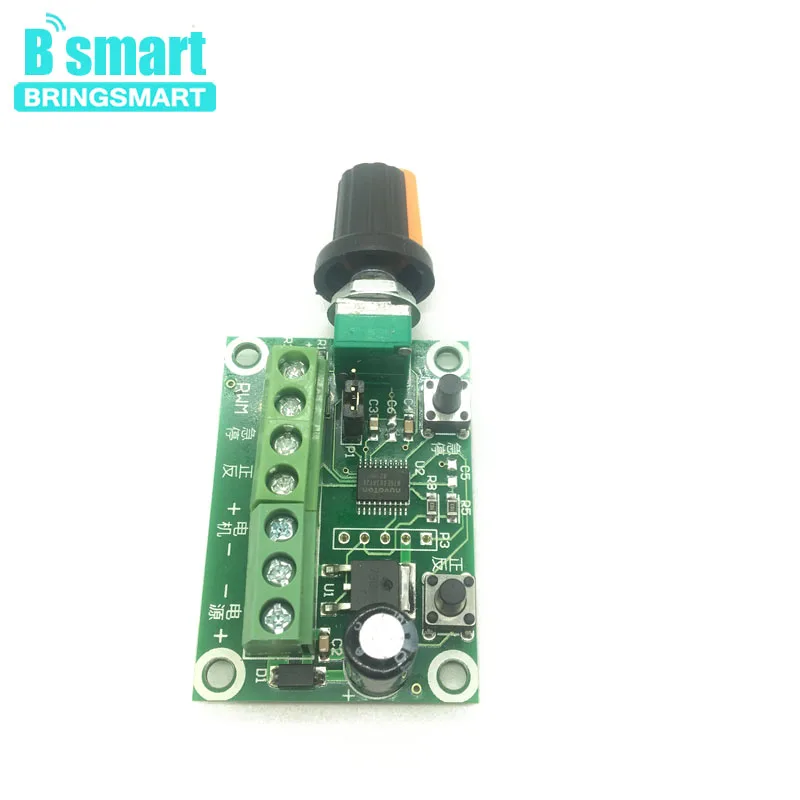 Контроллер бесщеточного двигателя Bringsmart 6 30 в мини PWM регулятор для однофазных