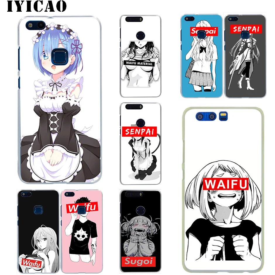 IYICAO Sugoi Senpai аниме жесткий чехол для Huawei Honor 6a 6C 7A 7C 7X8 8X9 10 20 9X Lite Pro Play Note View