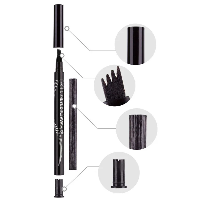 Lulaa жидкая подводка для бровей Карандаш четыре головки корректор