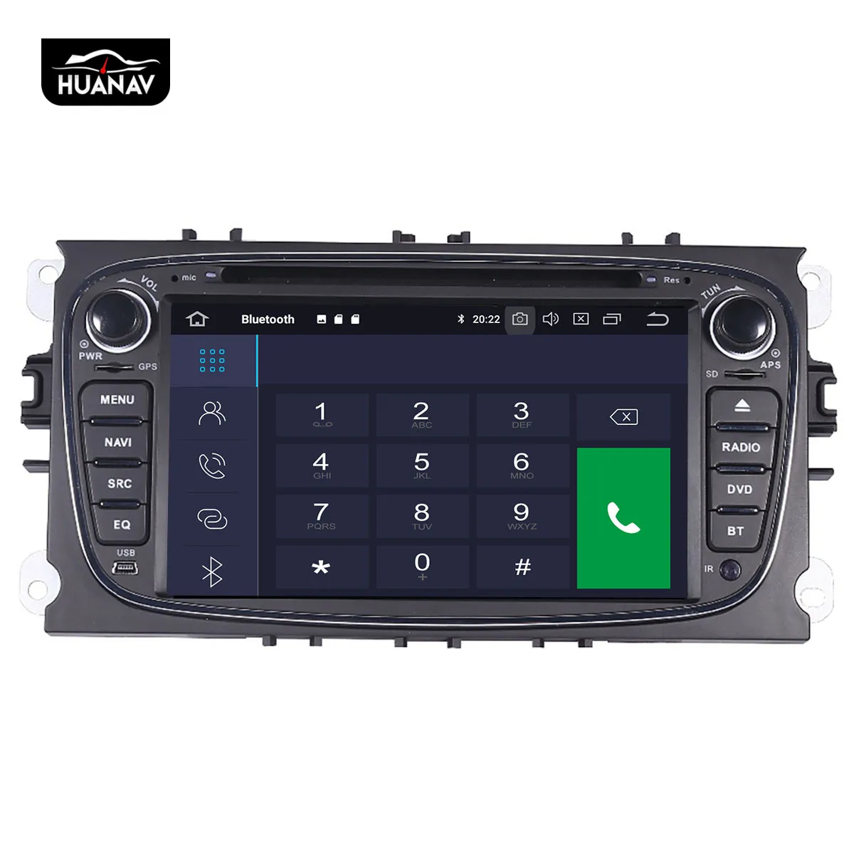 Android9.0 автомобильный DVD плеер GPS Навигация стерео Мультимедиа для Ford Focus 2004 2011