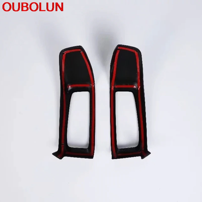 OUBOLUN для Hyundai ix35 2018 ABS краска из хромированного углеродного волокна средняя