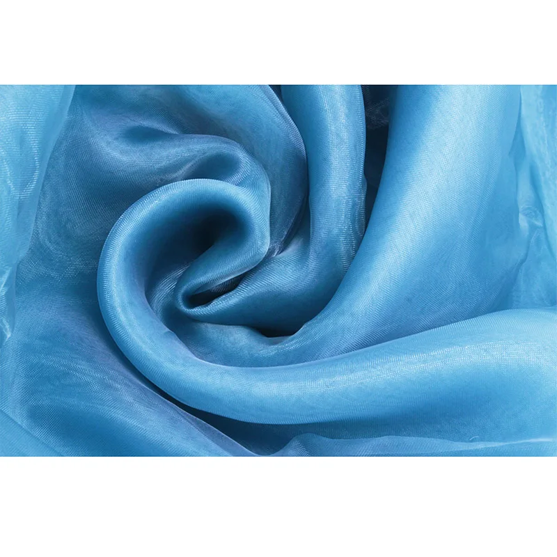 Teal Blue 10 м* 1,35 м персиковый цвет прозрачный Swag DIY органза Swag ткань для свадебного украшения, фон для занавесок и украшения стола - Цвет: Teal Blue